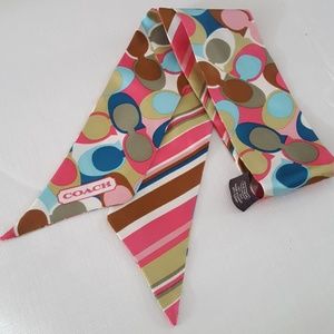 Coach pony/tie/scarf
